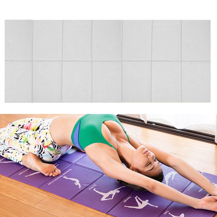 173x61cm Pvc Foldable Yoga Mat Non Slip Exercise Mat For Home Gym