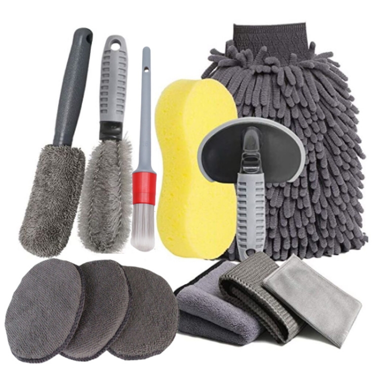 14Pcs Car Cleaning Brush Set,Professional Car Cleaning Kit, Car Cleaning  Brushes,Car Interior Cleaning Kit, Wheel Brush