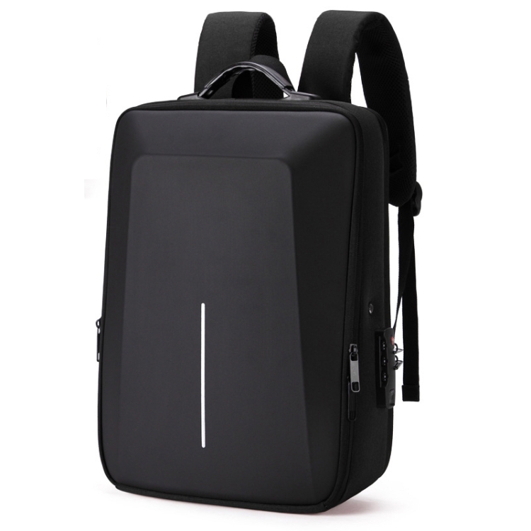 Hard Shell Backpack Alloy Frame AntiTheft Computer Bag For Men, Color