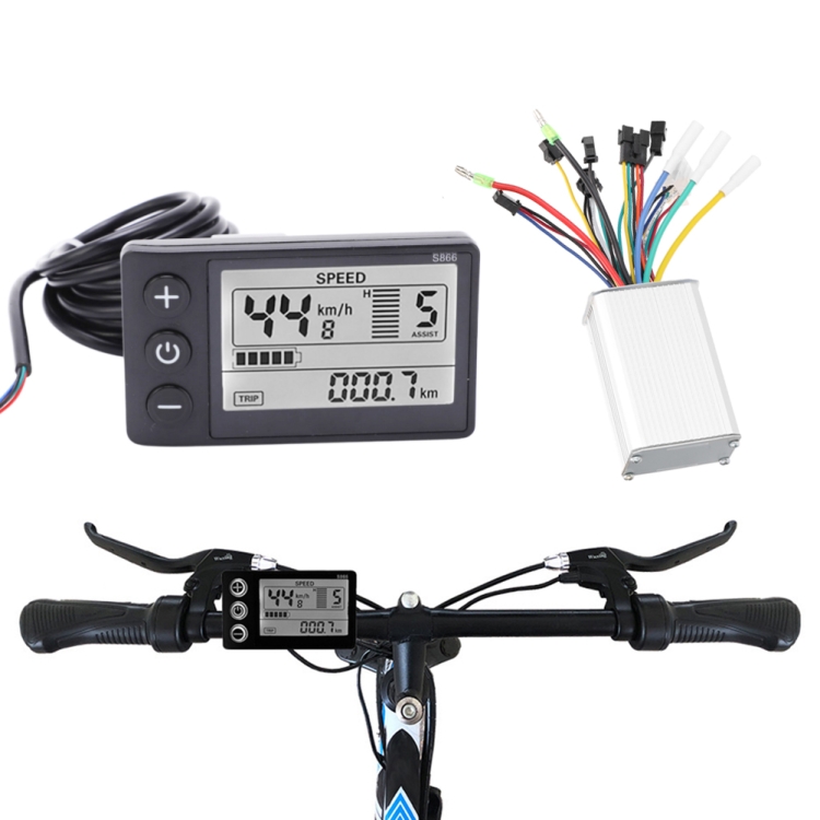 S866 A Type Electric Bicycle Universal Electric Bicycle Dashboard Set ...