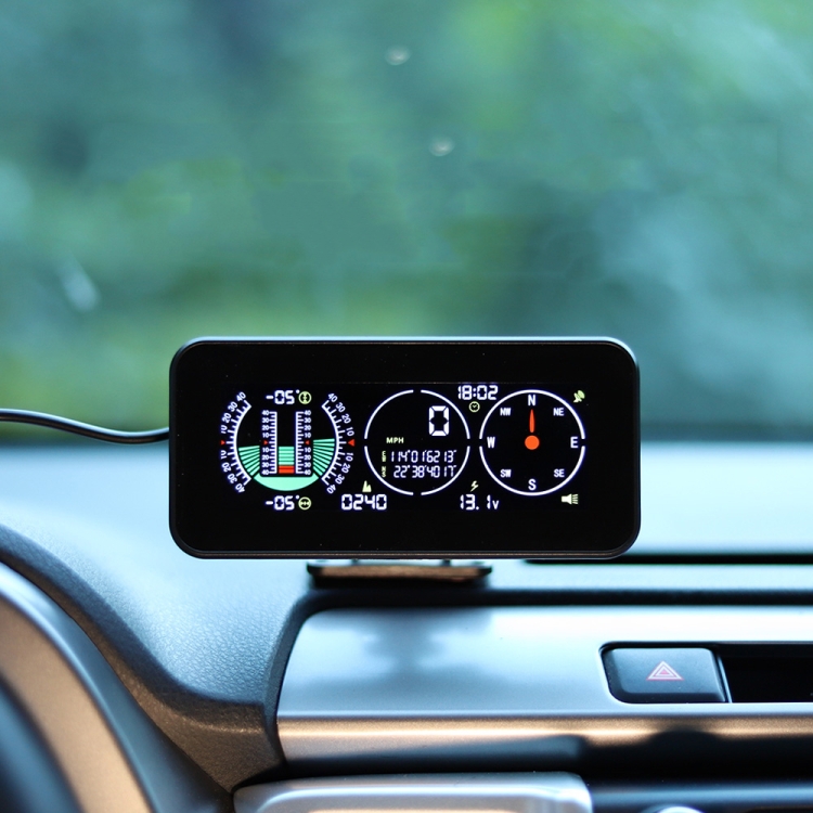 Compteur de vitesse GPS HUD G4, affichage tête haute, alarme de vitesse  automatique, boussole numérique intelligente