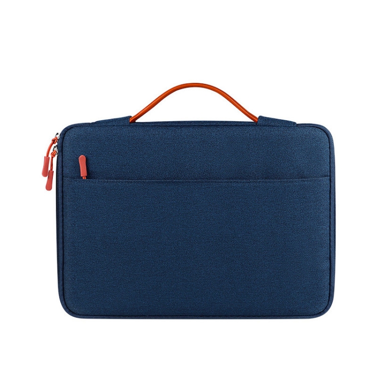 ND02S 조정 가능한 핸들 방수 노트북 가방, 크기 : 14.1-15.4 인치 (네이비 블루)