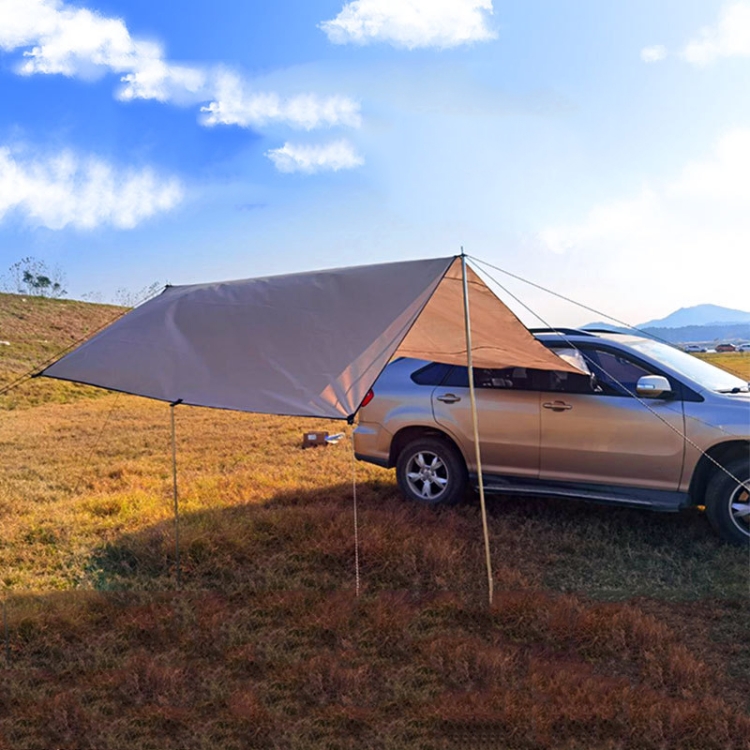 Tenda da campeggio da picnic all'aperto sul lato del veicolo dell'auto a  prova di