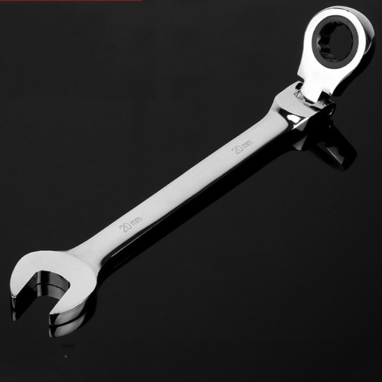 Combination Ratchet Wrench with Flexible Head Dualpurpose Ratchet Tool, Specification 20mm