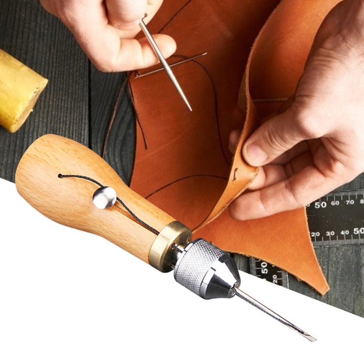 Leather Craft Tool Hole Punches Prong Lacing Stitching Punch Craft Kits