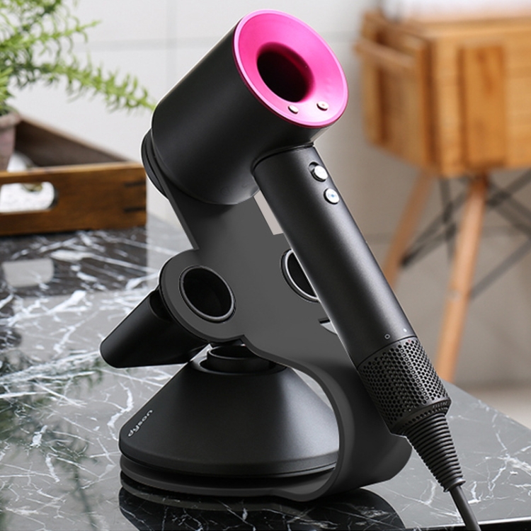 Punch Free Standing Hair Dryer Stand For Dyson 002 Black