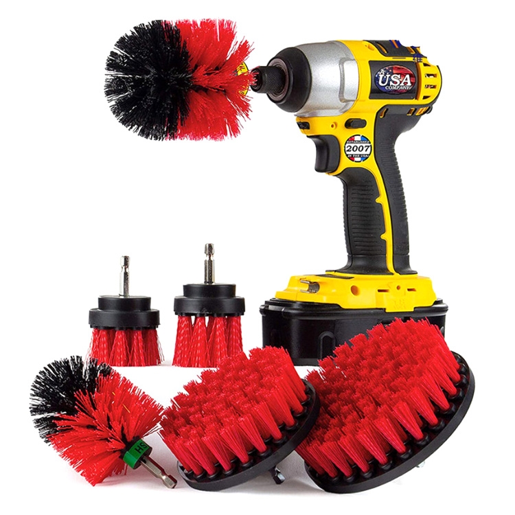 Universal Electric Drill Cleaning Brush Head Floor Decontamination