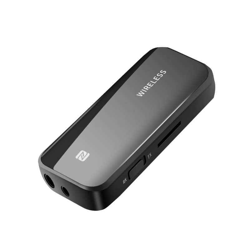 T40 2 en 1 Bluetooth 5.1 Récepteur NFC Transmetteur Adaptateur AUX de  voiture