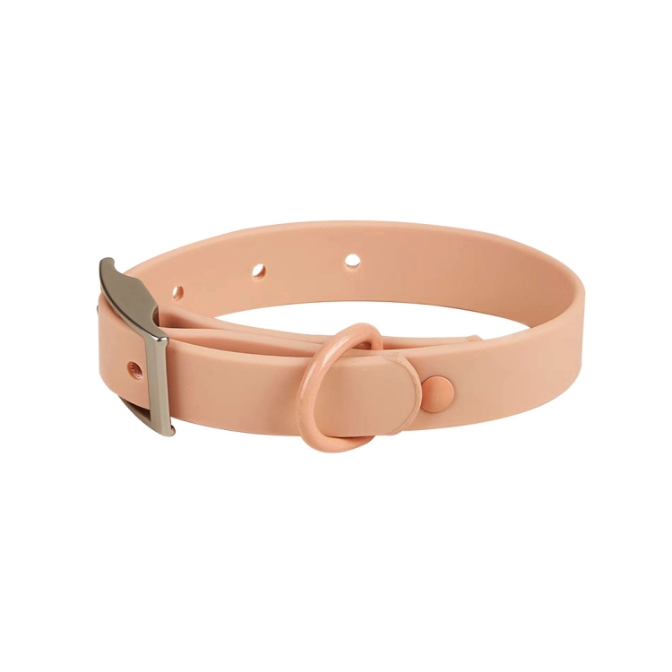 PVC Pet Loop Horsarine Dog Collar Size S Pink