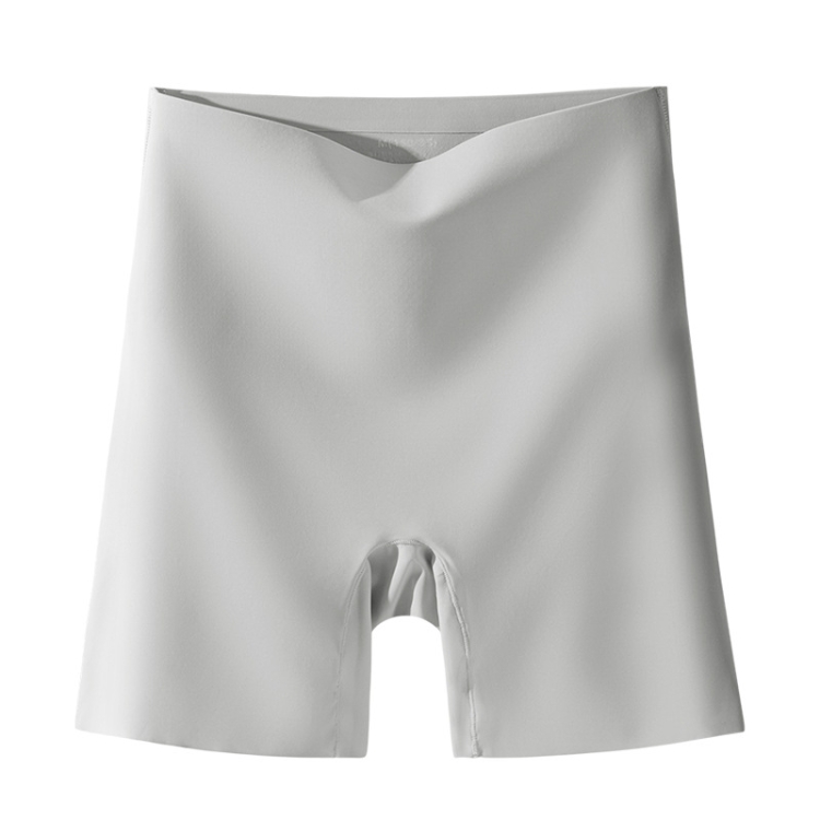 High Waist Seamless Safety Panties Ice Silk Shorts, Size: XXL