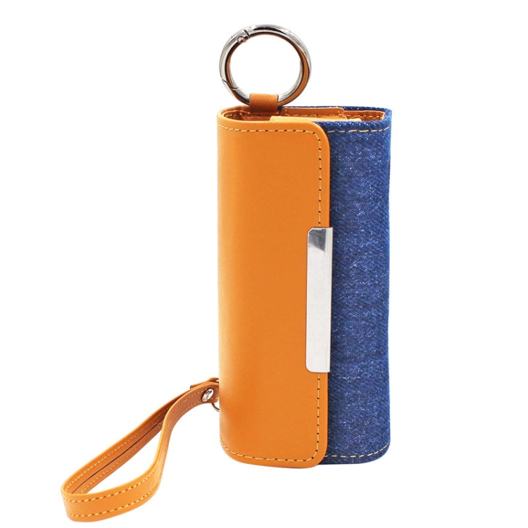 2pc Set Soft Leather Cigarette Case Pouch Front & Back Lighter Pocket Fit  120's | eBay
