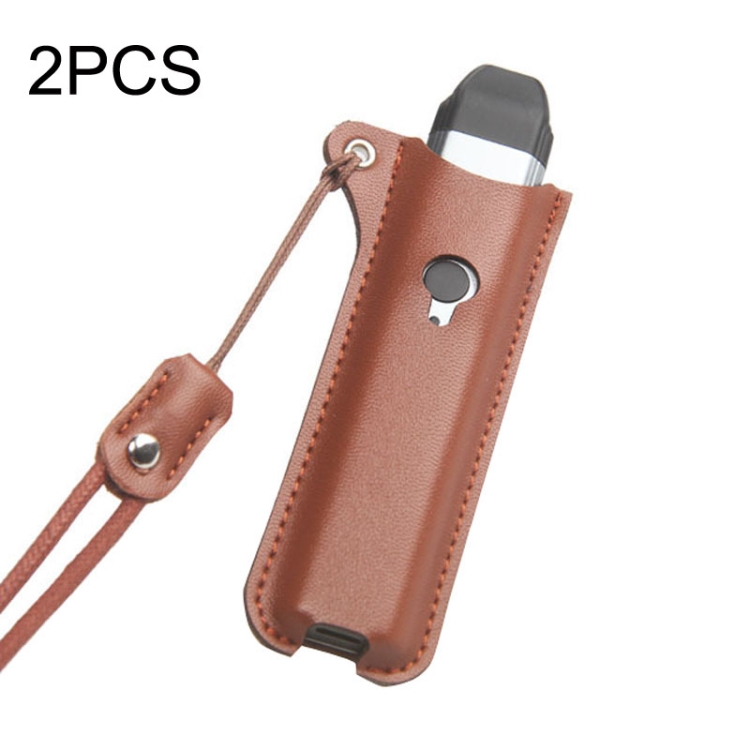 Genuine leather cigarette box anti-scratch protective storage case with lighter  holder