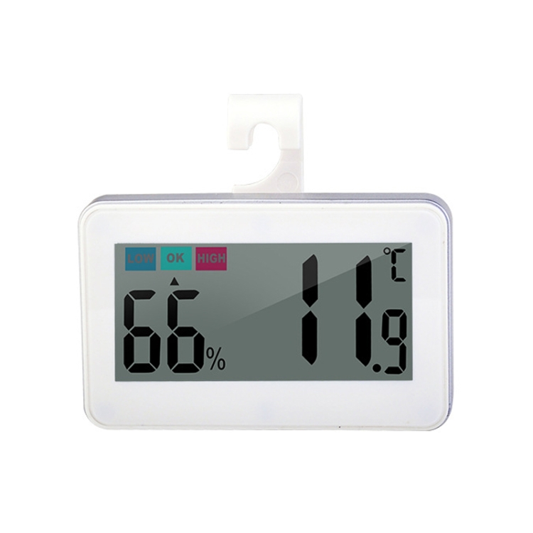 HT-6S Innenelektronentemperatur und Luftfeuchtigkeit Farbdigitalanzeige  Mini-Heimthermometer (weiß)