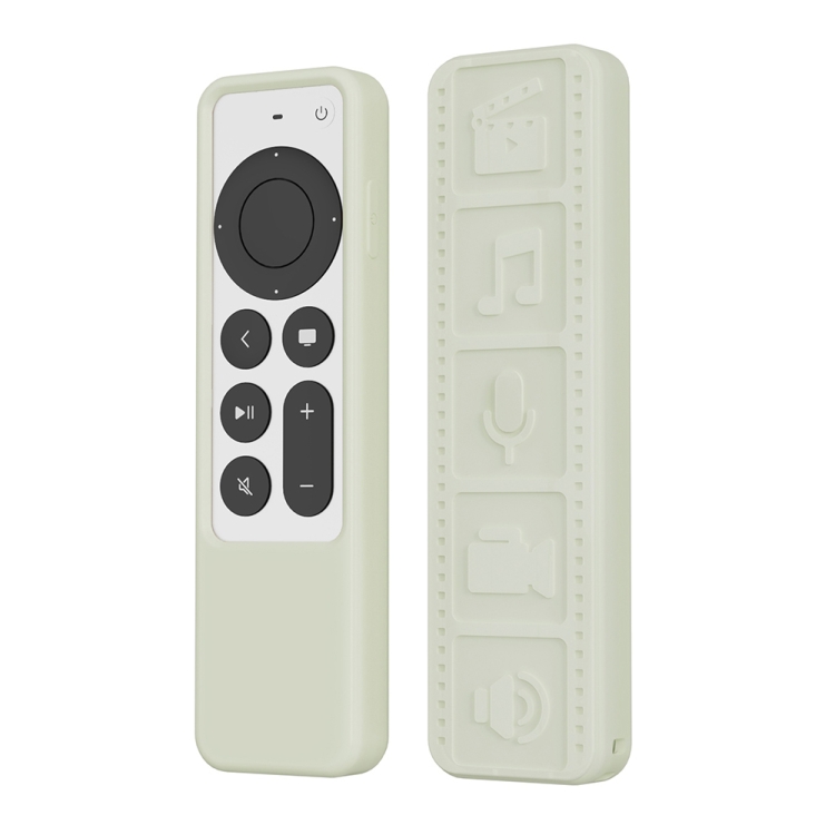Housse de protection anti-dérapante étanche pour télécommande en silicone  pour Apple TV 4K 2021 (couleur