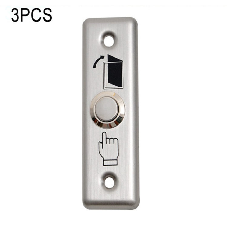 Stainless Steel Push to Exit Lock Release Button, Door Access