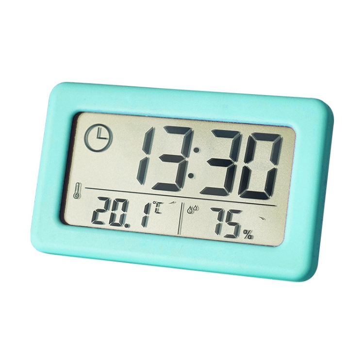 Reloj de pared con medidor de temperatura y humedad