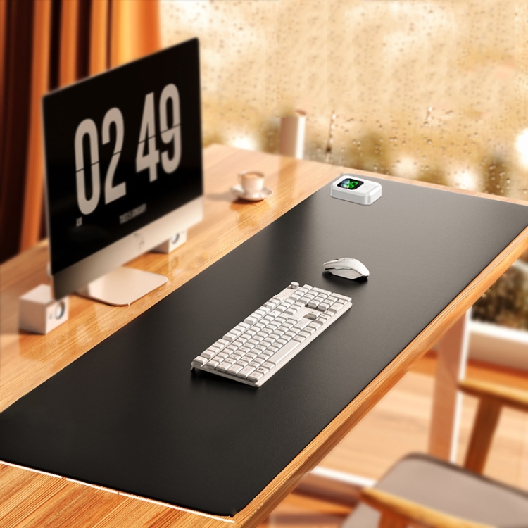 Heated Desk Pad Heated Mouse Pad with 3 Heating Levels Desk Warmer