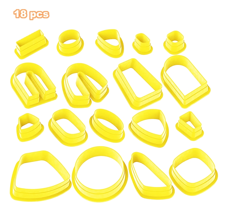 18 In 1 Soft Clay Earring Molds DIY Handmade Clay Cutter Clay
