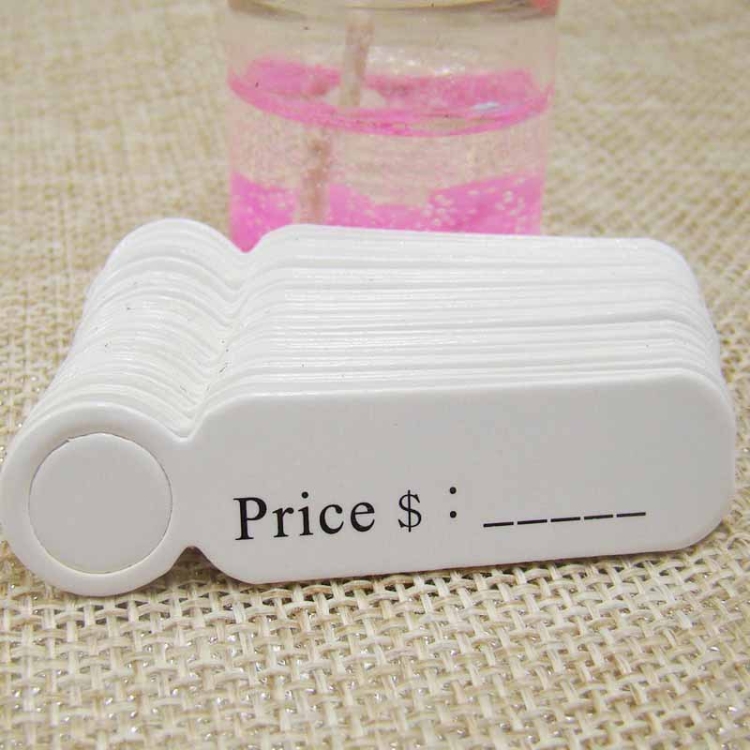 100 Pcs Plastic Jewelry Tags Pricing Number Block Price Tag for Commodity  Display Stand