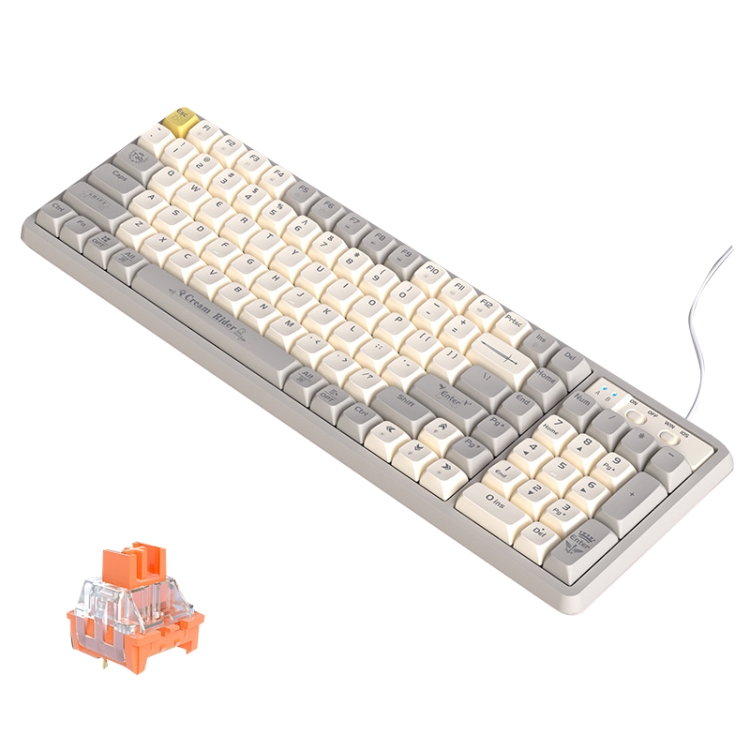 102 Key LANGTU GK102 102 Keys Hot Plugs Mechanical Wired Keyboard. Cable Length ...