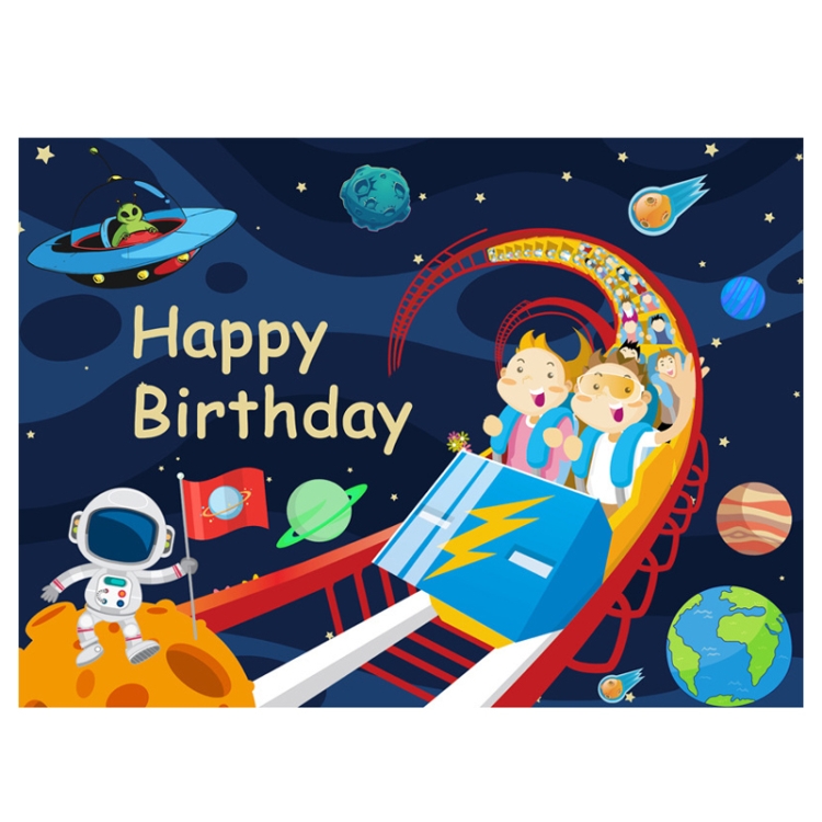 Birthday Party Background Cloth Decoration Shooting Cloth, Size:  125x100cm(HB026)