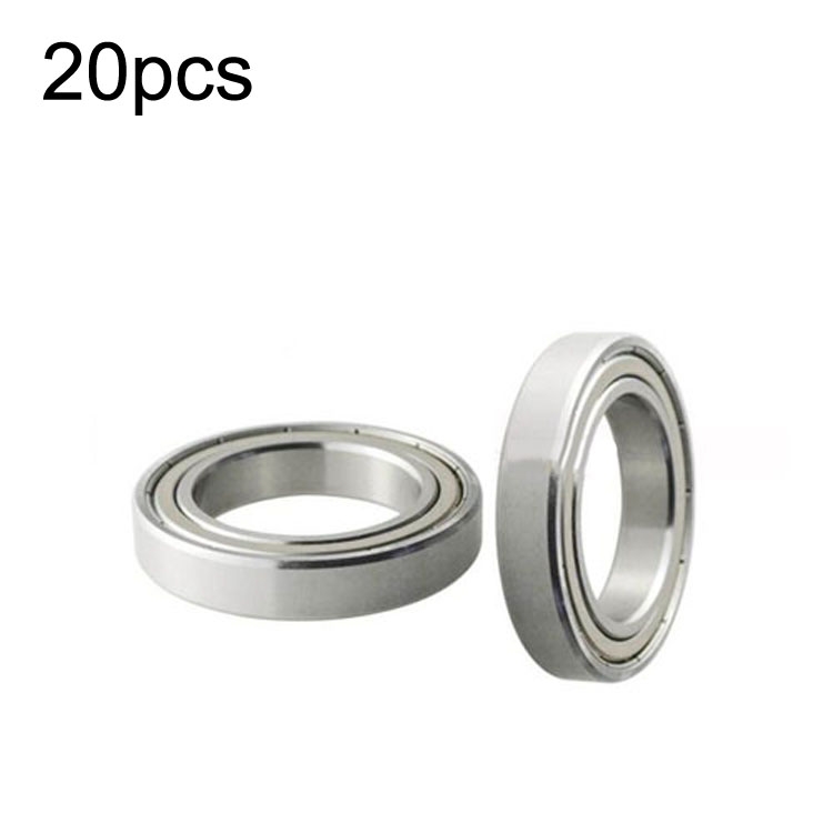 Rillenkugellager 20x42x12 Mm – 10 Stück, Doppelseitig Metallabgeschirmt (ZZ), Aus Lagerstahl
