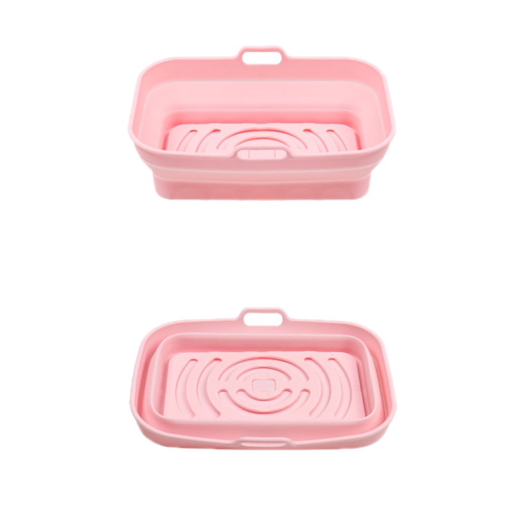 2pcs Soft Silicone Air Fryer Liners, Reusable Replacement Mat For Baking  Sheet, Oven, Kitchenware Accessory, Pink