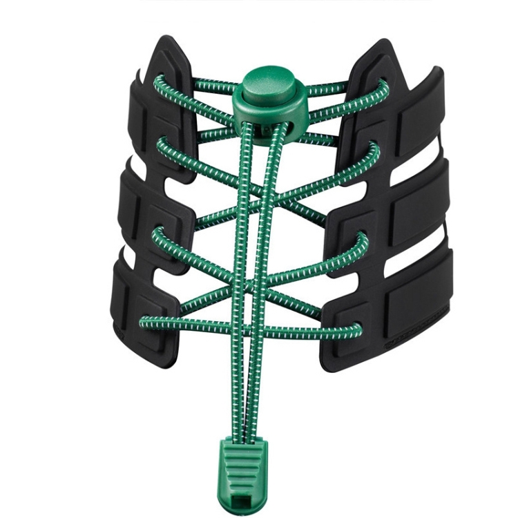 1 Paar elastische Schnürsenkel mit Frühlingsschnalle für Erwachsene und  Kinder, 110 cm (Nr. 66 grün)