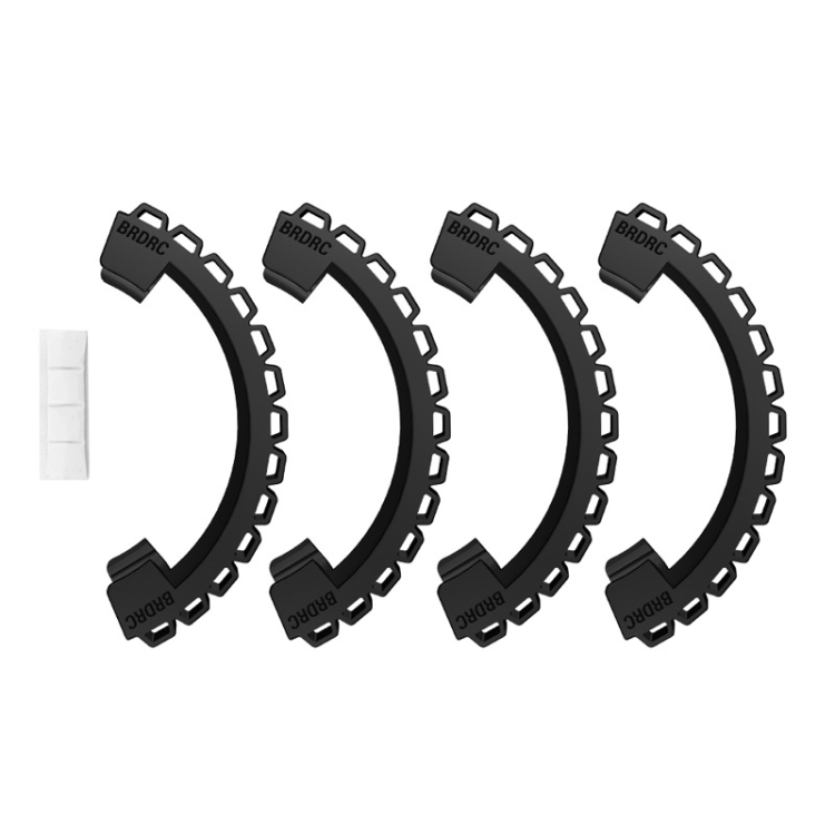 BRDRC For DJI Mini 4 Pro 4Pcs / Set Drone Propeller Guard PC Anti-collision  Protection Rings