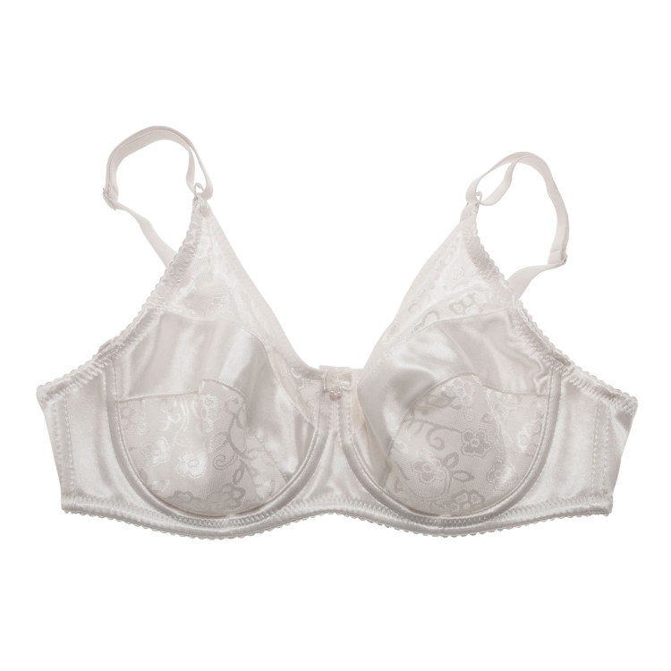 BR-JKN1063 Crossdressing Fake Breast Bra Without Fake Breast, Size:  38/85D(White)