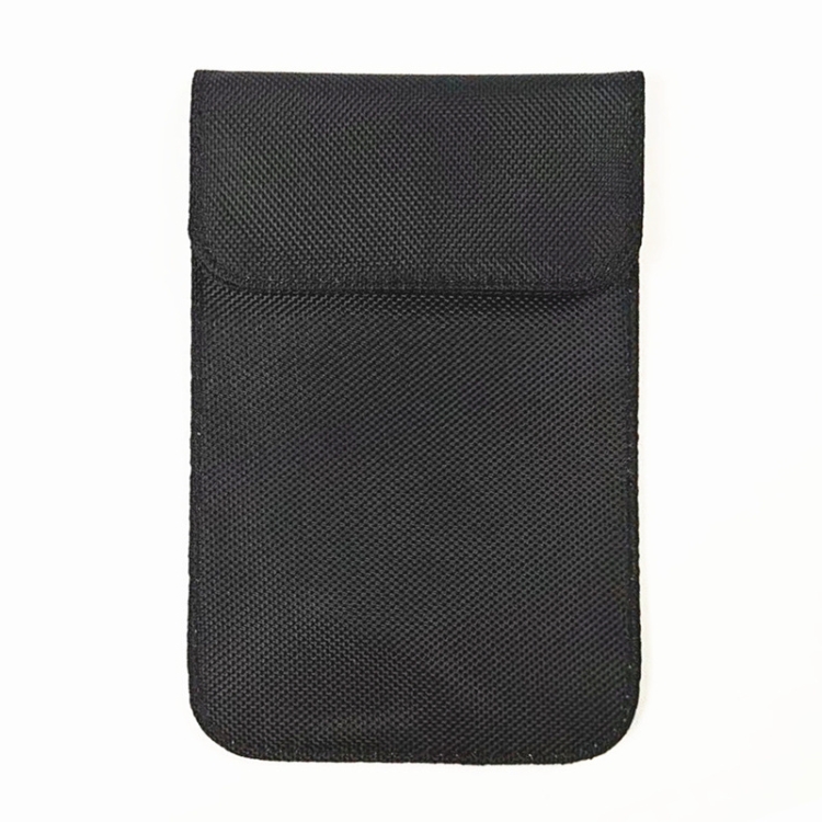 6,5-Zoll-Magnet, verschleißfeste  Handy-Anti-Strahlungs-Signal-Abschirmtasche (schwarz)