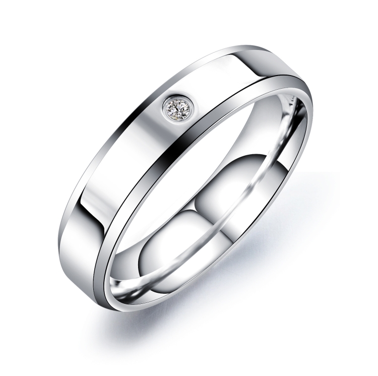 Amazon.com: Promise Rings for Men, Men Engagement Rings Polished Single  Zircon Wedding Ring Gold Stainless Steel Size 7 : Everything Else