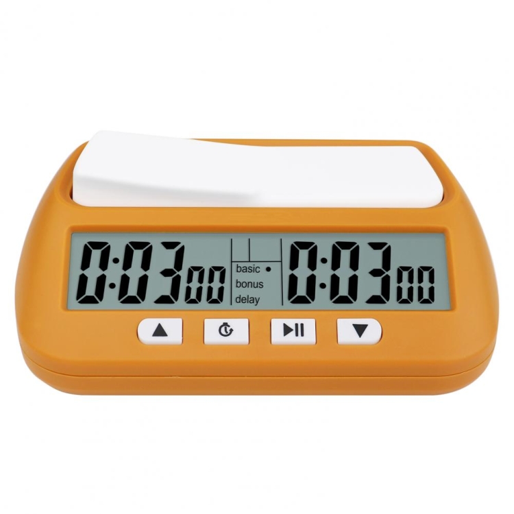 YS YS-902 Chess Timer Chess Clock for Go Tournament(Yellow English Version)