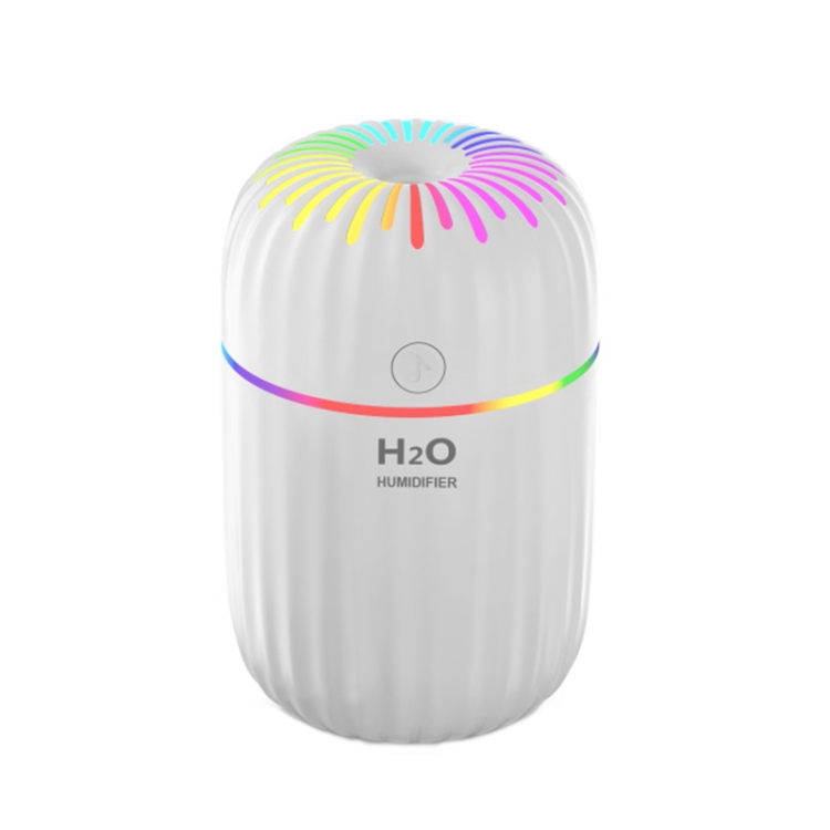 Humidificador blanco de 220 ml con luz nocturna Escritorio