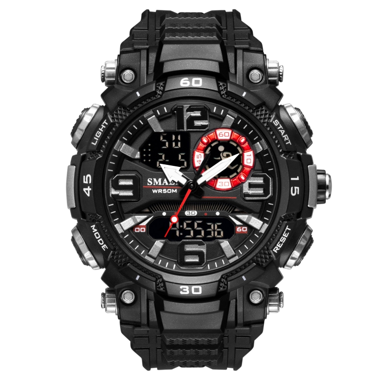 新品 SMAEL スポーツデュアルウォッチ メンズ腕時計 ブラック＆ゴールド2 - 時計