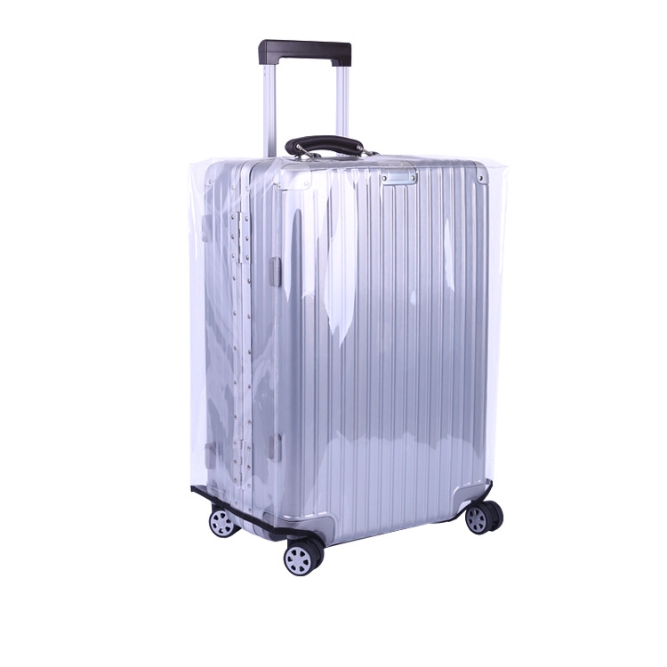 Cubierta protectora a prueba de polvo para maleta con ruedas de PVC  impermeable transparente sin montura