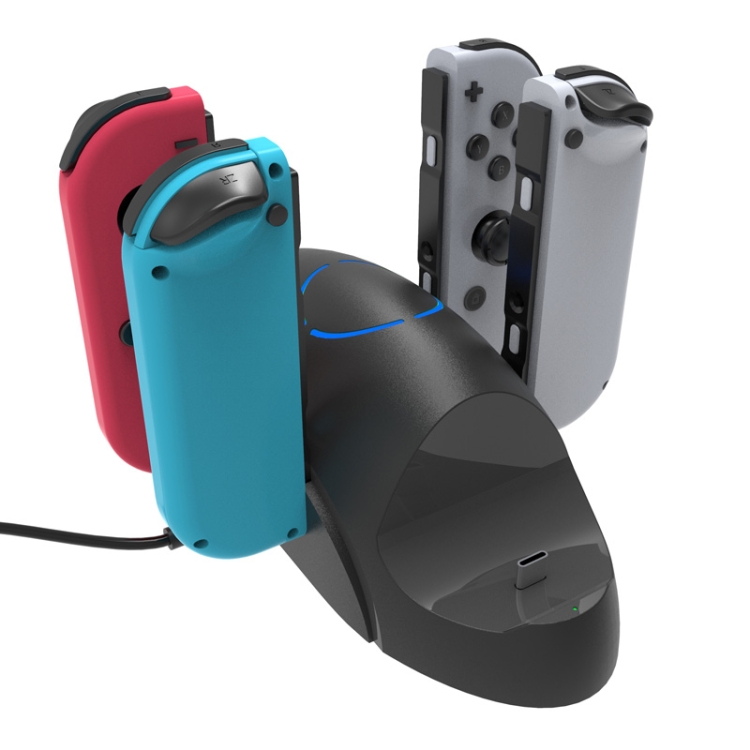 6 en 1 Chargeur pour Nintendo Switch Manette Pro et Joy-Con