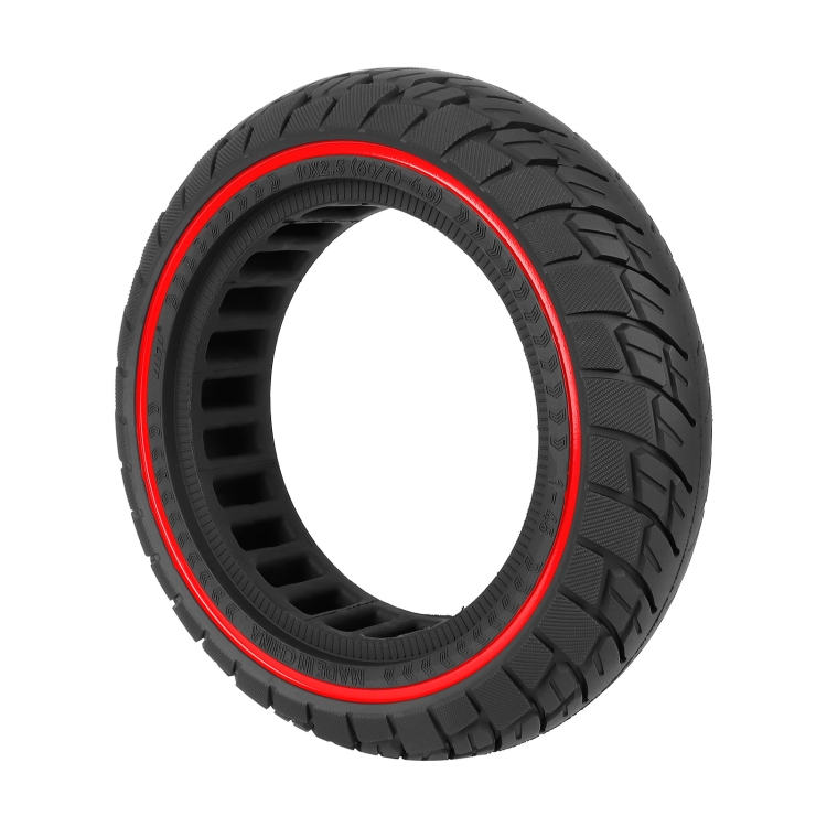 Solid tire 10×2.5 Inch, Red Dot (Xiaomi Scooters)