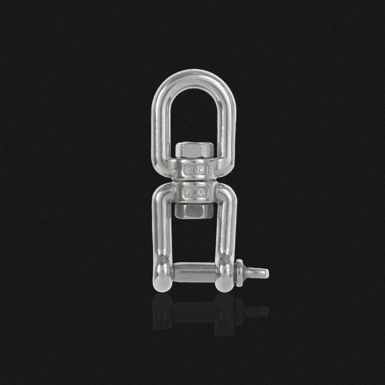 Swing Swivel Hook, Wear Resistant 360° Rotatable Double Ended Swivel Eye  Hook for Climbing