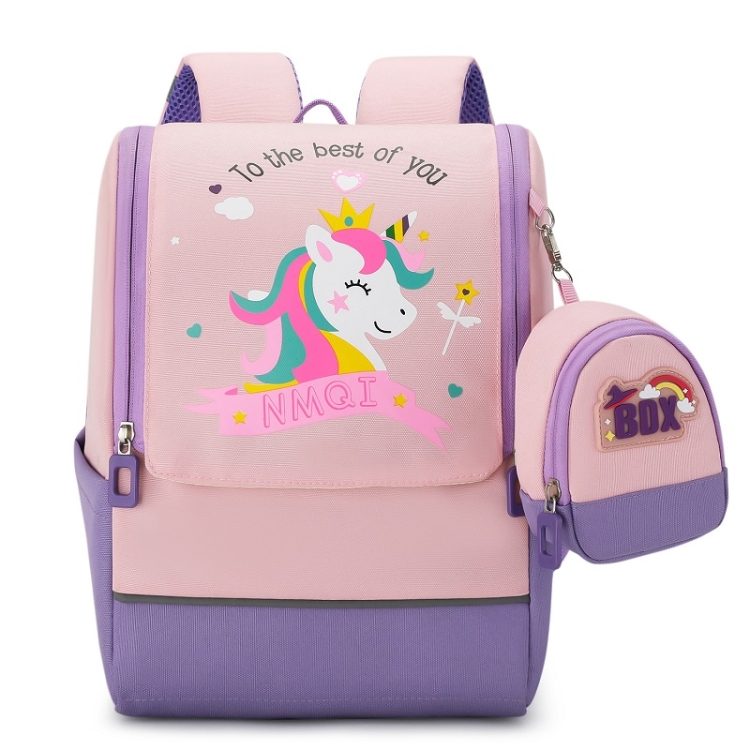 Elementary School Students Cartoon Anime Backpack Children Schoolbag 