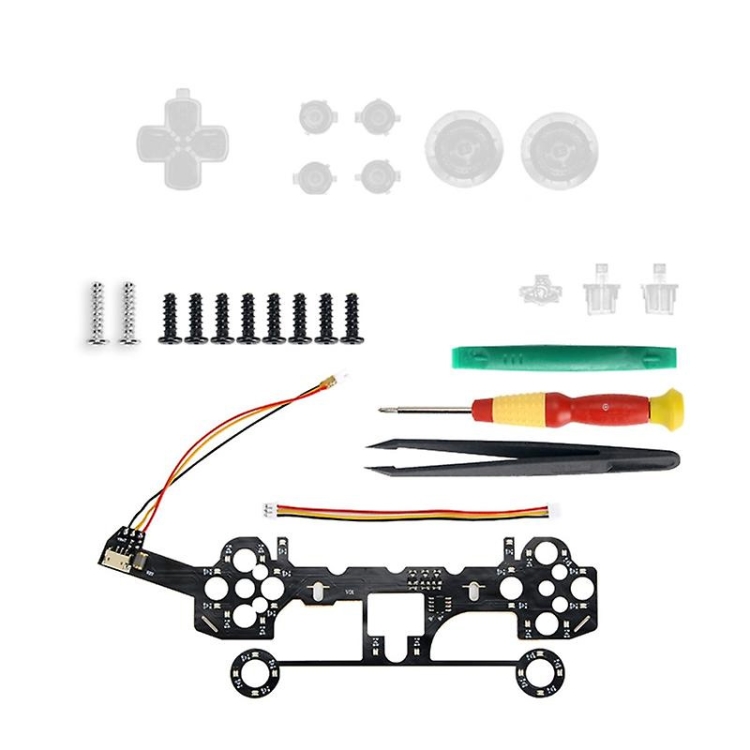 Per Controller PS5 6 levette d-pad luminate fai-da-te pulsanti