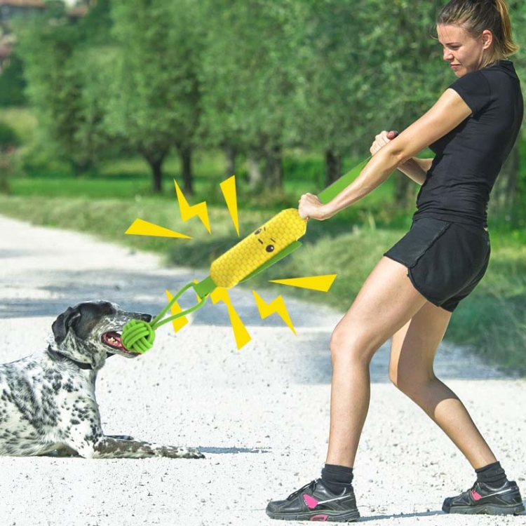 KY-103 Bite And Sound Dog Хлопковая Веревка Игрушечный Мяч.