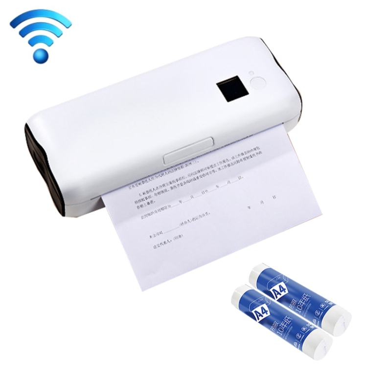 1 Imprimante Thermique Portable Mini-format Et 1 Rouleau De Papier