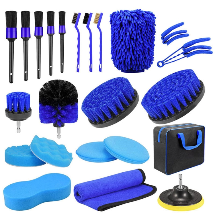 27Pcs Car Detailing Kit, Car Detailing Brush Set, Auto Detailing Drill  Brush Set, Car Detailing Brushes, Car Wash Kit, Car Accessories, Car  Cleaning