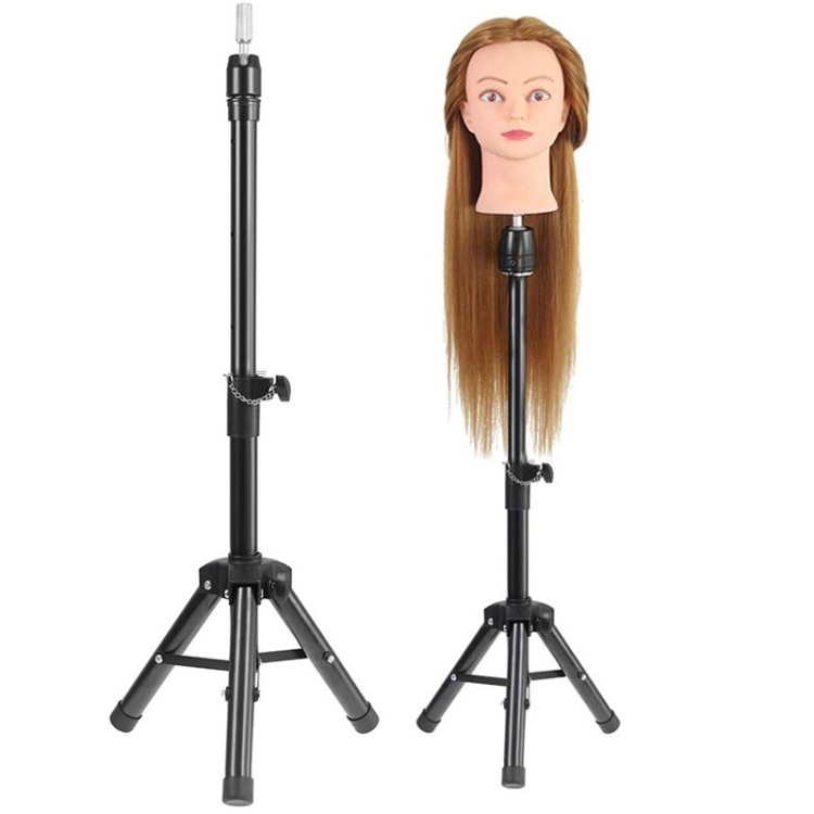 Custom Metal Wholesale Adjustable Wig Tripod Stand for Hair Making