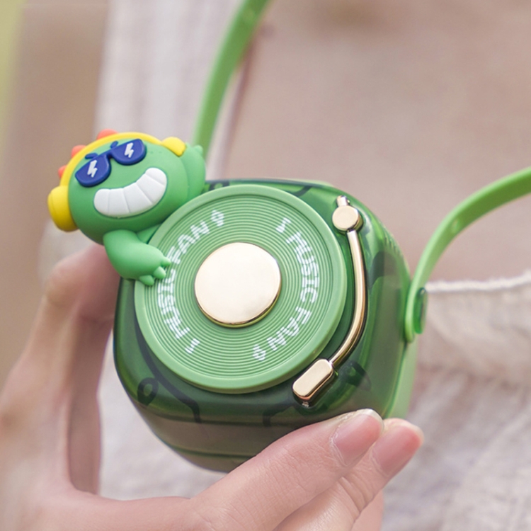 GL120-123 Hängender Halsventilator, Sommer-Handheld, tragbarer  USB-Mini-Ventilator (grün)