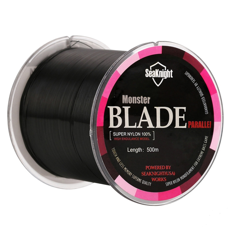 SeaKnight BLADE 500m Nylon Line Monofilament Fishing Line, Size: 6.0(Black)