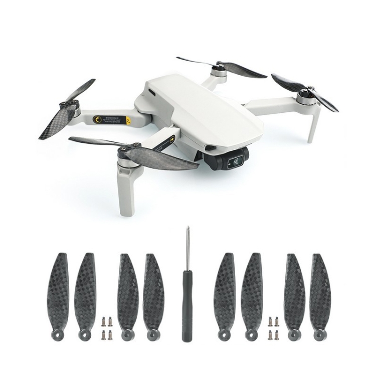 4 PIÈCES - Fibre De carbone Pour DJI Mini 3 Pro Hélice Drone Lame