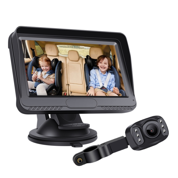 Monitor de vídeo para bebé, cámara de vigilancia con Zoom Pan Tilt,  intercomunicador bidireccional, visión nocturna automática, pantalla IPS, 5