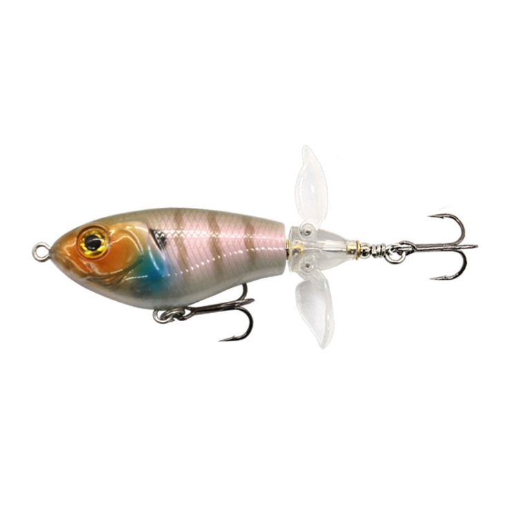 DF080 16g Double Paddle Tractor Surface Tether Roadrunner Fake Lure  Long-distance Casting Lure(Horse Mouth